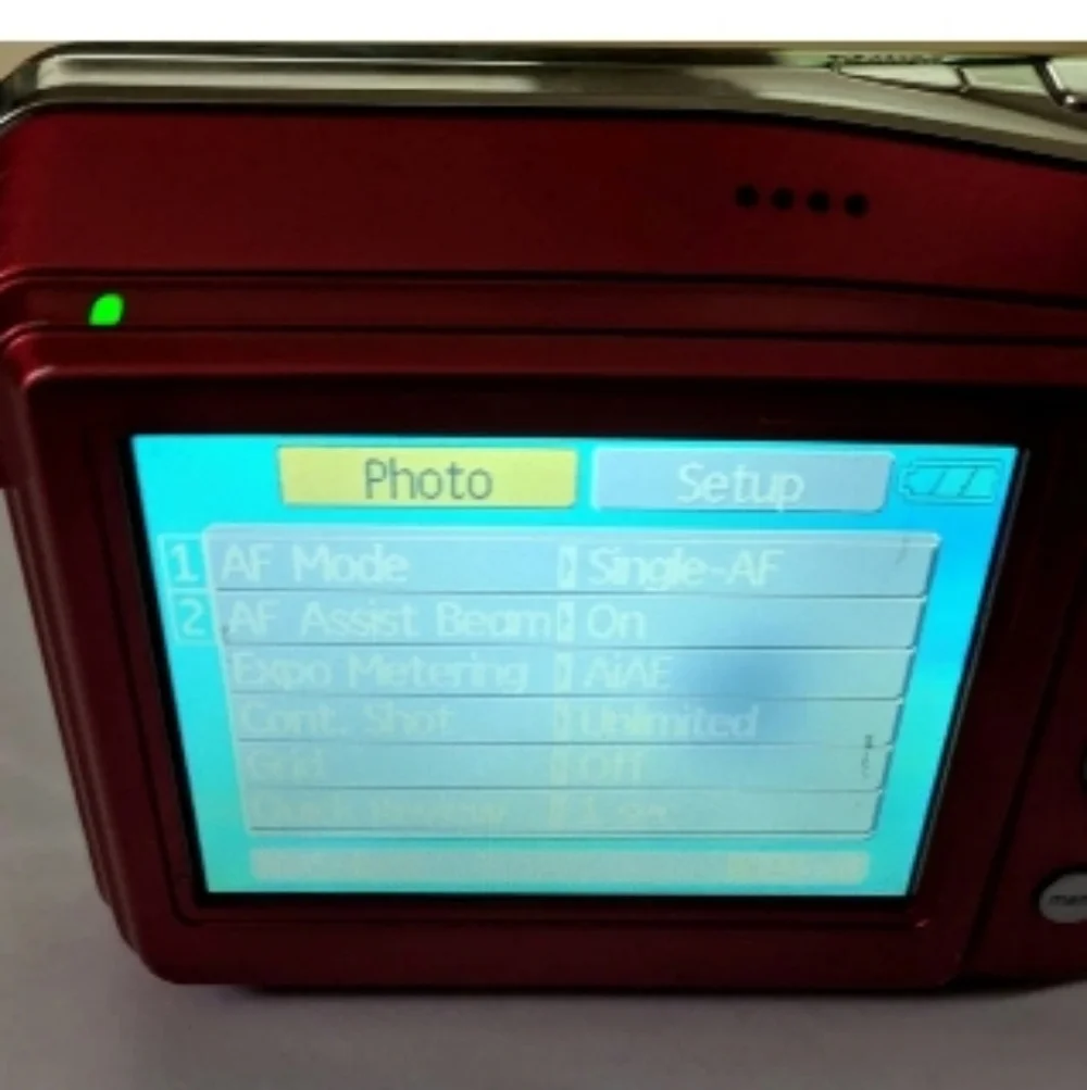 GE Model A950 Red Digital Camera with 5x Optical Zoom